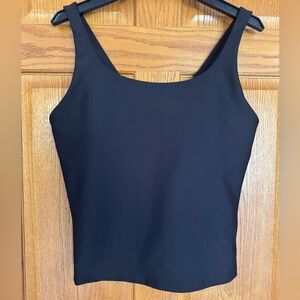 Old Navy PowerSoft Built-In Bra Tank — Black XL